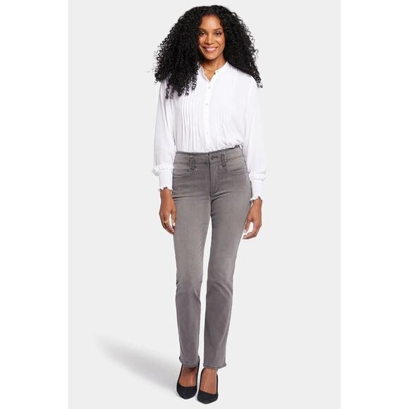 NYDJ Marilyn Straight Smokey Mountain Lift Tuck Size 14 - Picture 1 of 10
